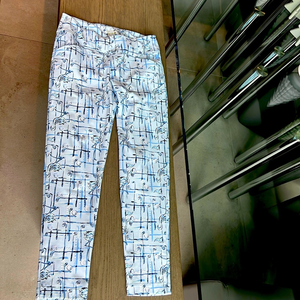 Lily Pulitzer flamingo stretchy soft pants